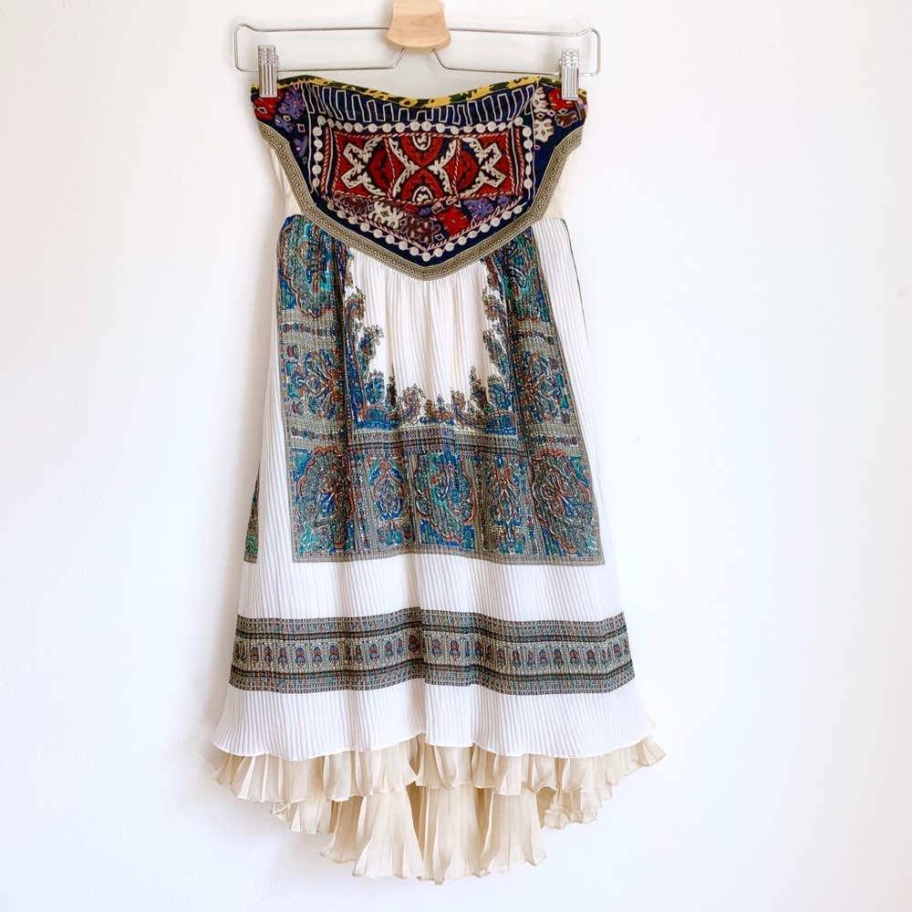 Free People Unique Hand-Stitched Bohemian Dress